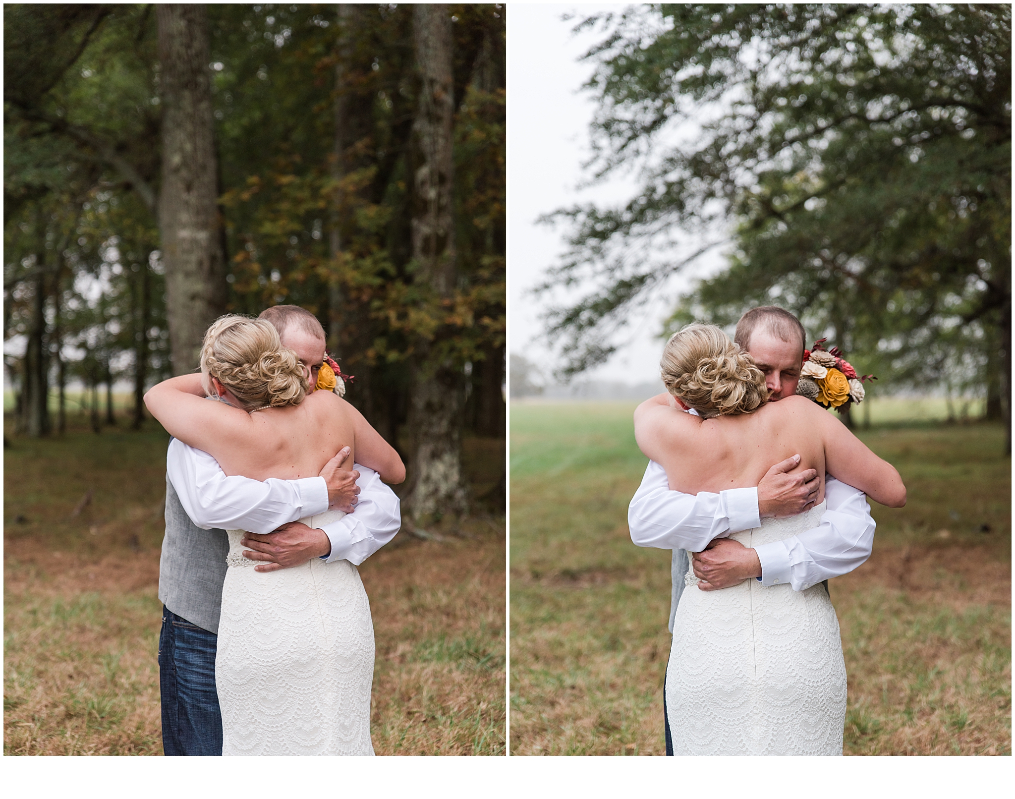 First looks shared during a Tennessee Farm Elopement.