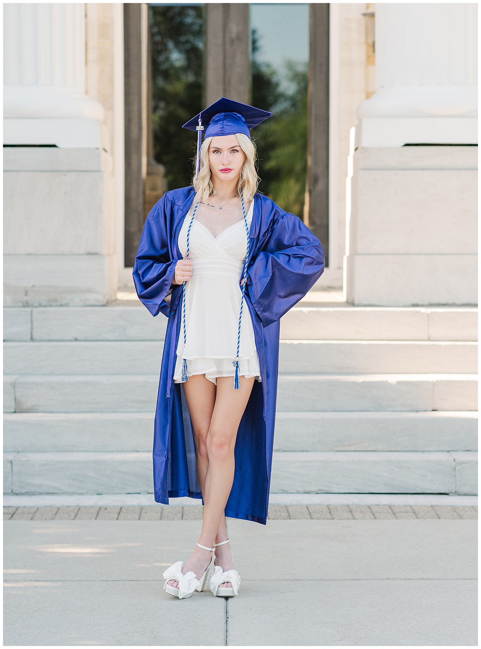 Outdoor senior graduation photo session in Lebanon, TN